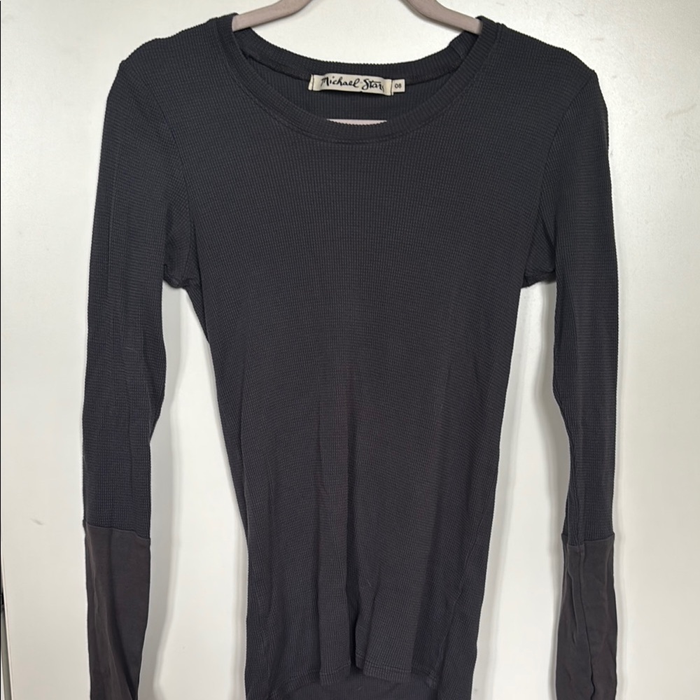 Michael Stars Women's Black Long Sleeve Top